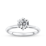 Amāre® 1.00 Carat Diamond Solitaire Engagement Ring set in Platinum