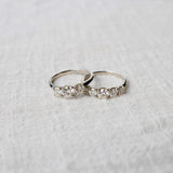 Amāre® 1.00 Carat TW Diamond Three Stone Engagement Ring in Platinum