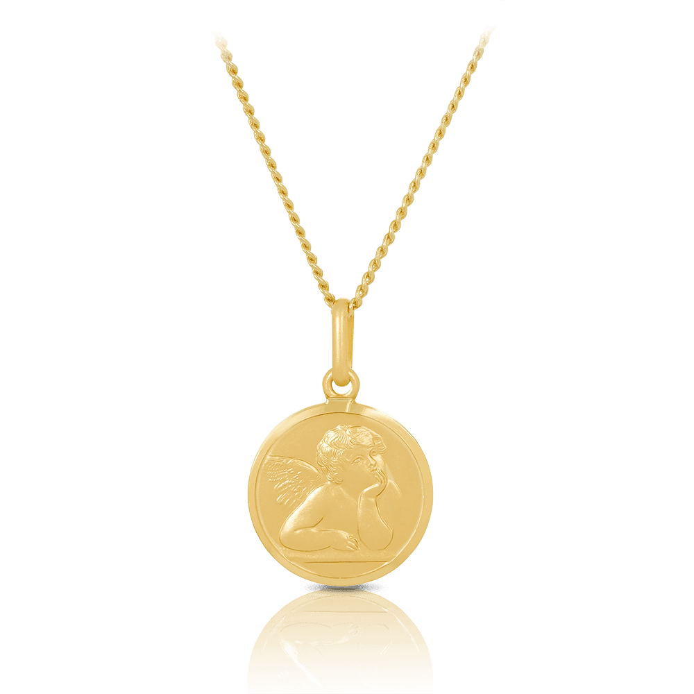 Angel Pendant in 9ct Yellow Gold - Wallace Bishop