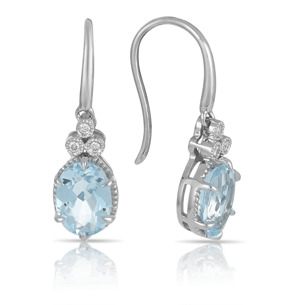 Aquamarine 2025 bridal earrings