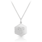 Aries Pendant in Sterling Silver - Wallace Bishop