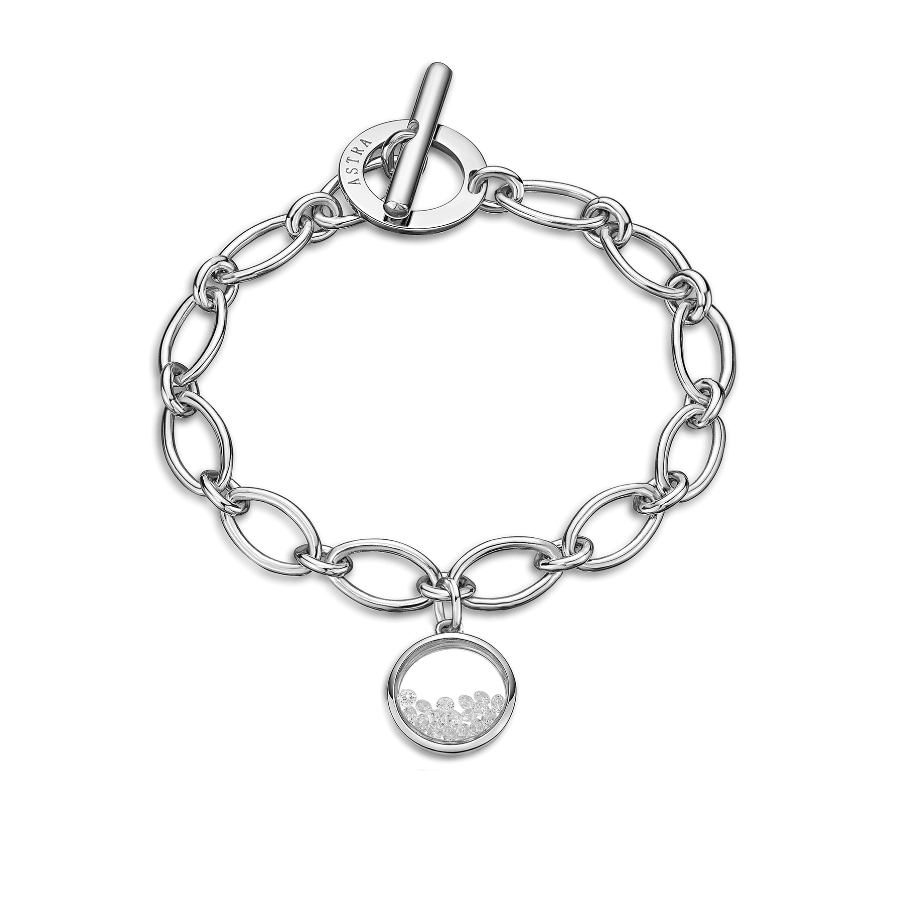 Astra Splinters of Stars Cubic Zirconia Circle Bracelet in Sterling Silver - Wallace Bishop