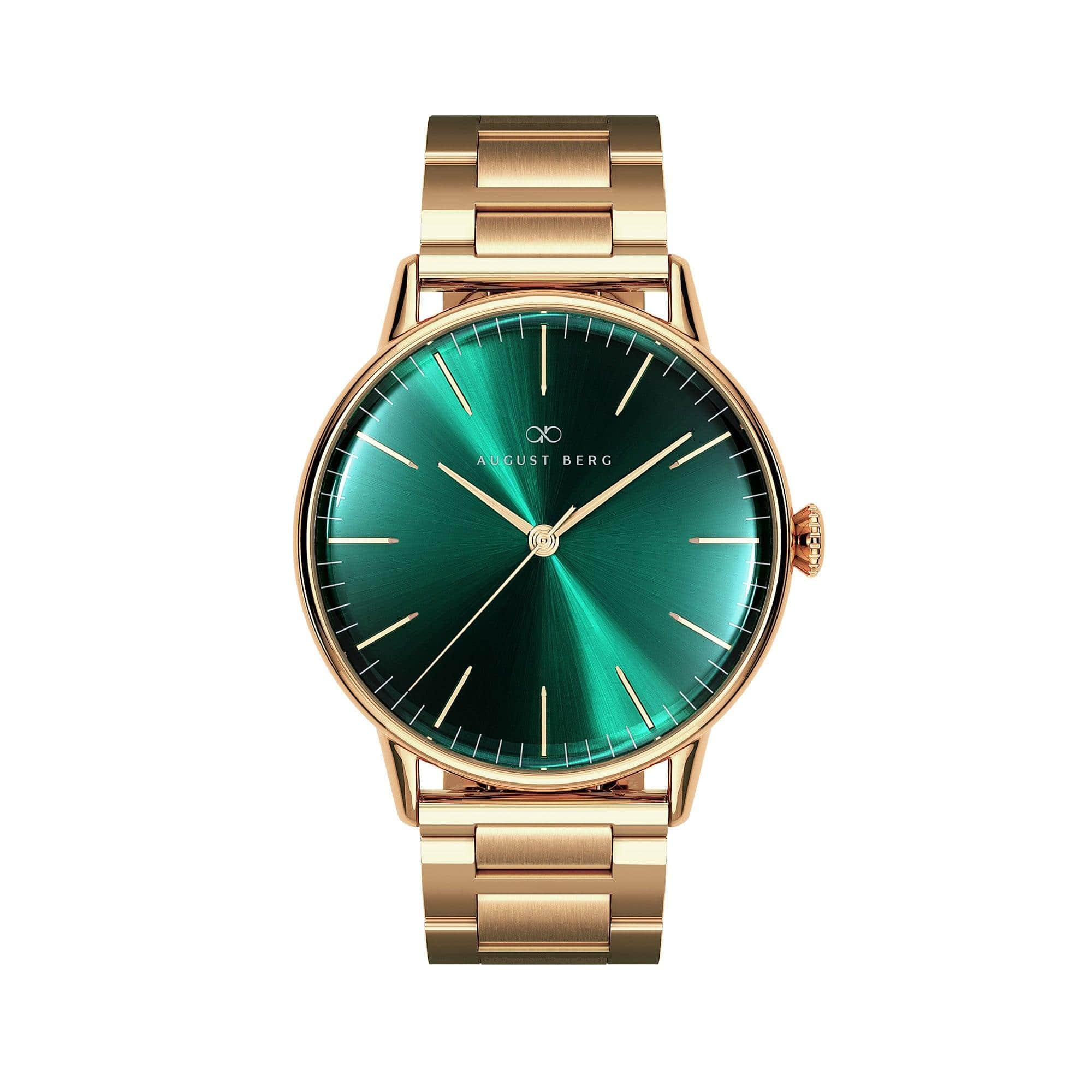 SERENITY LINK 40MM GREENHILL GOLD WATCH 10240D11SGD