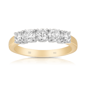 Australian Diamonds® Argyle White Diamond Engagement ring made in 18ct Yellow Gold - Wallace Bishop