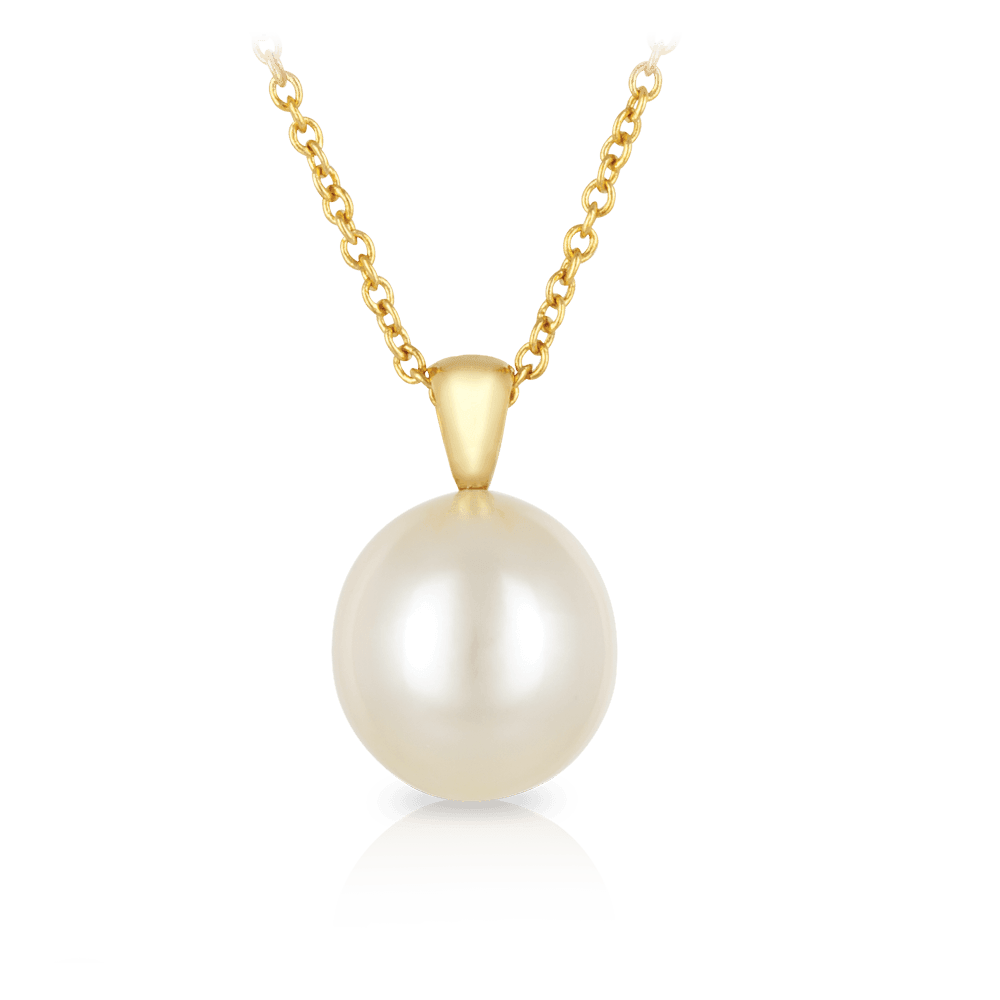 Australian South Sea Pearl Pendant in 18ct Yellow Gold - Wallace Bishop