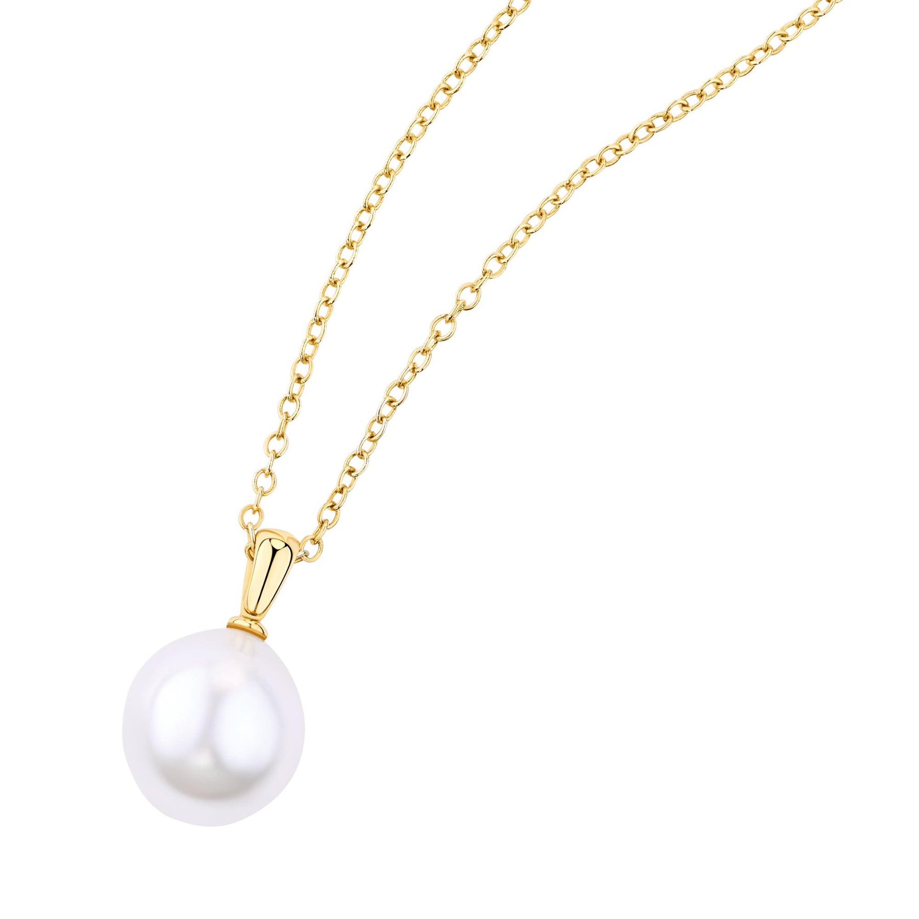 Australian South Sea Pearl Pendant in 18ct Yellow Gold - Wallace Bishop