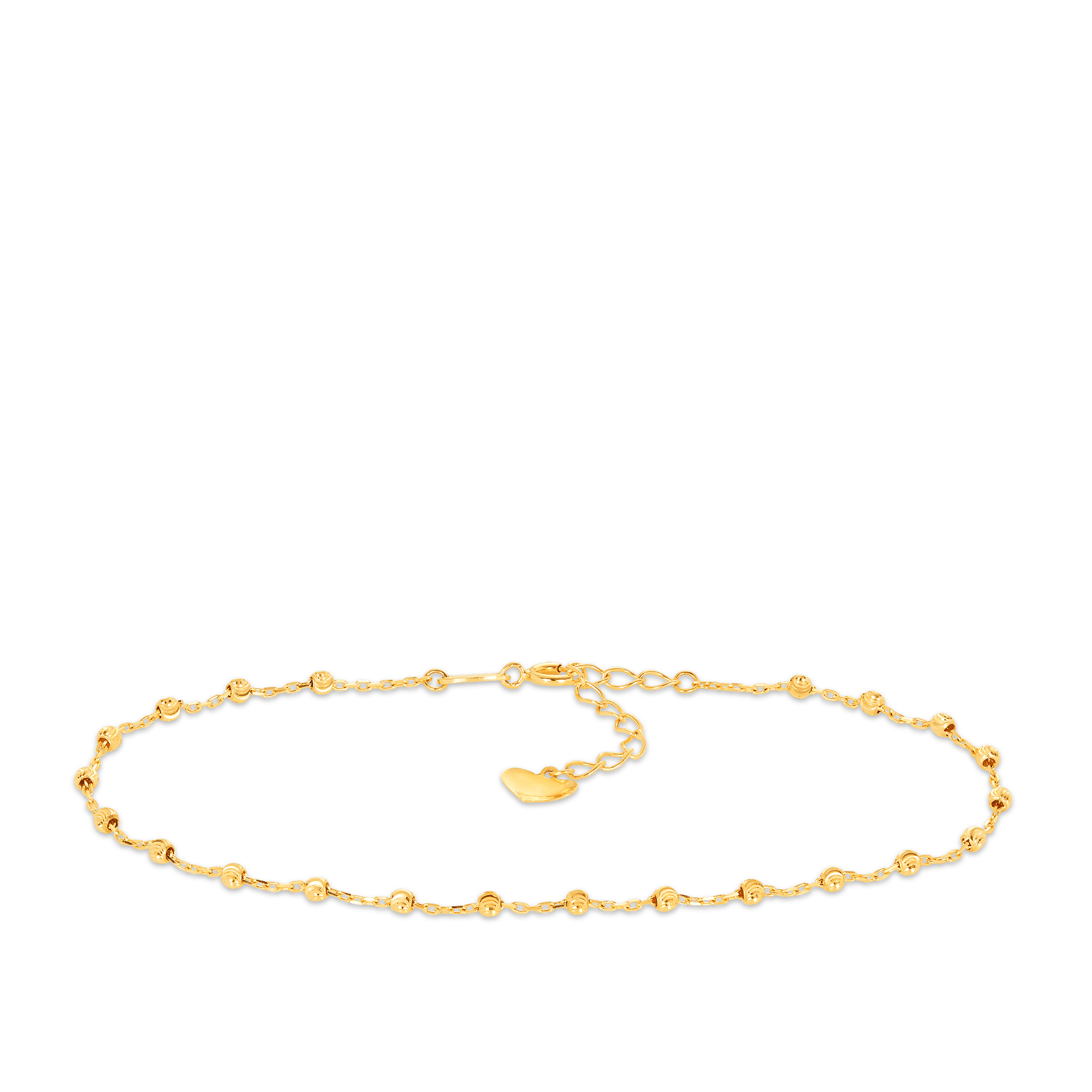 Bead Bracelet in 9ct Yellow Gold