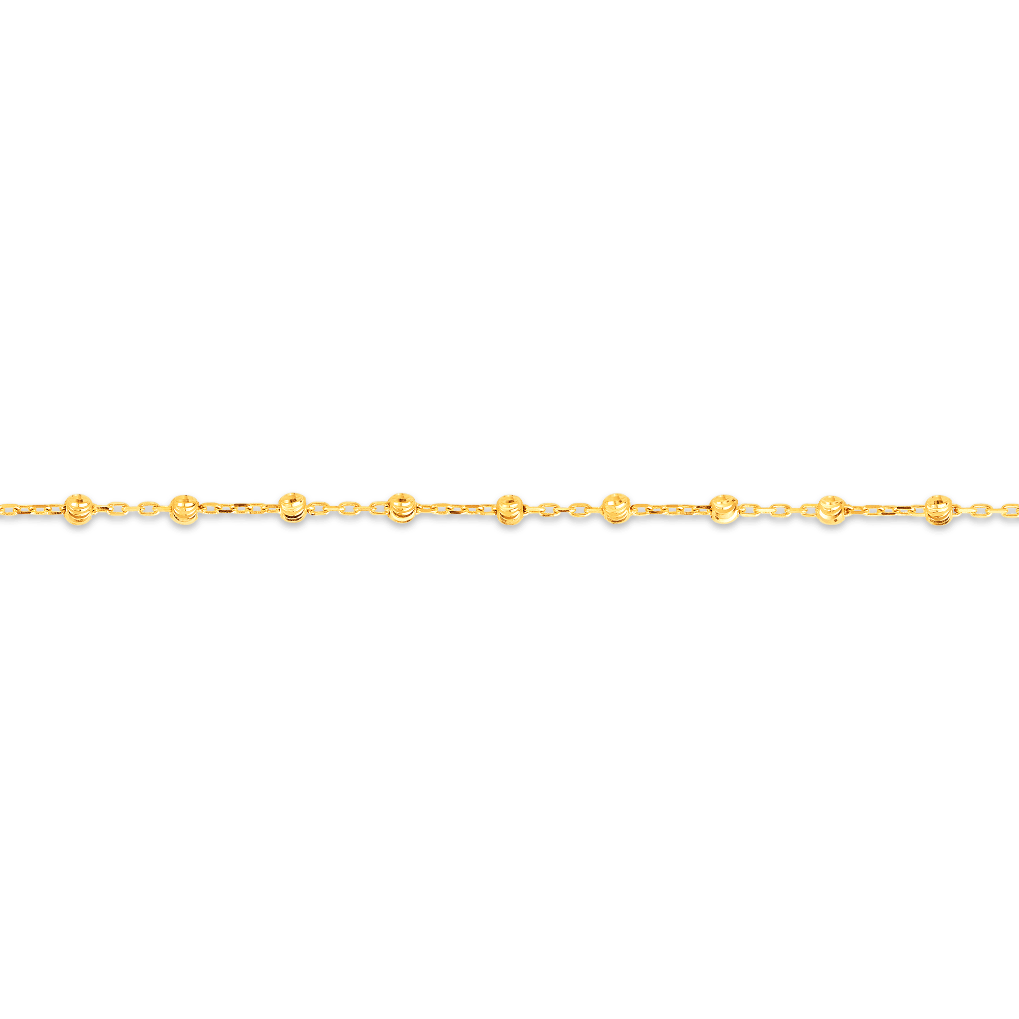 Bead Bracelet in 9ct Yellow Gold