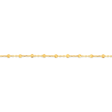 Bead Bracelet in 9ct Yellow Gold