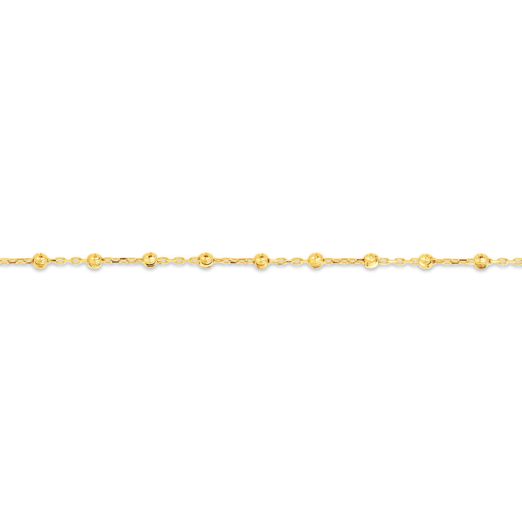 Bead Bracelet in 9ct Yellow Gold - Wallace Bishop