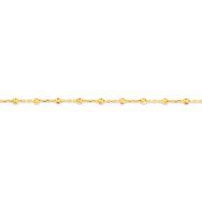 Bead Bracelet in 9ct Yellow Gold - Wallace Bishop