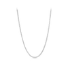 Bevelled Curb Chaion in Sterling Silver
