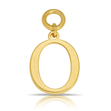 Beyond Time Gold Plated Initial Drop Charm in Sterling Silver - Wallace Bishop