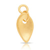Beyond Time Sterling Silver & Gold Plated Loop Drop Charm - Wallace Bishop