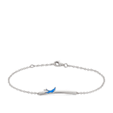 Bluebird of Happiness Children's ID Bracelet in Sterling Silver