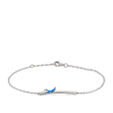 Bluebird of Happiness Children's ID Bracelet in Sterling Silver