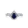 Bluebird™ Sapphire & Diamond Ring in 9ct White Gold