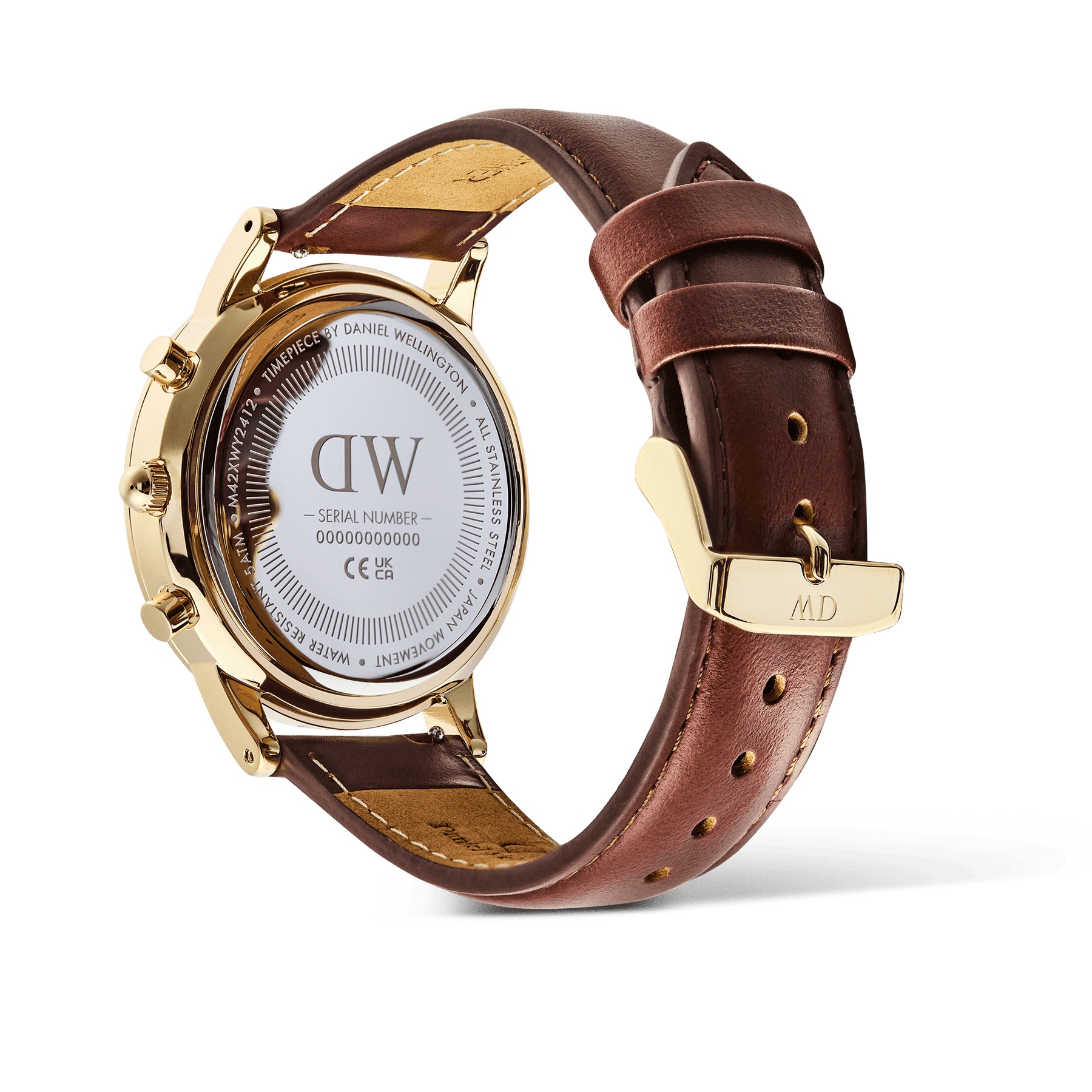 Daniel Wellington Iconic Chronograph St Mawes Arctic Panda Gold