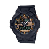 Casio G-SHOCK Analogue-Digital Black & Rust Series Watch GA700RC-1A
