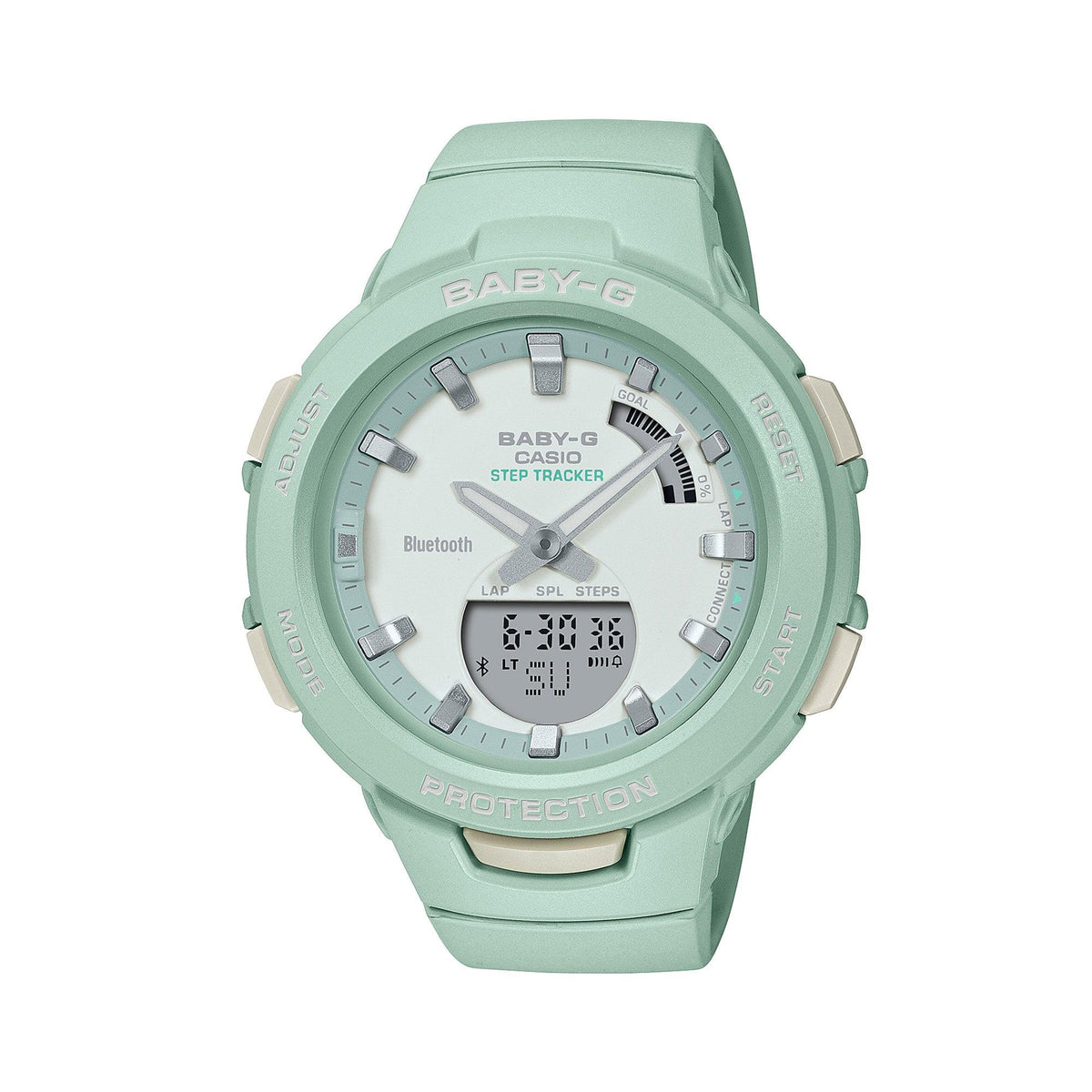 Casio Baby-G G-Squad Smartphone Link Green Sports Watch BSAB100CS-3A - Wallace Bishop