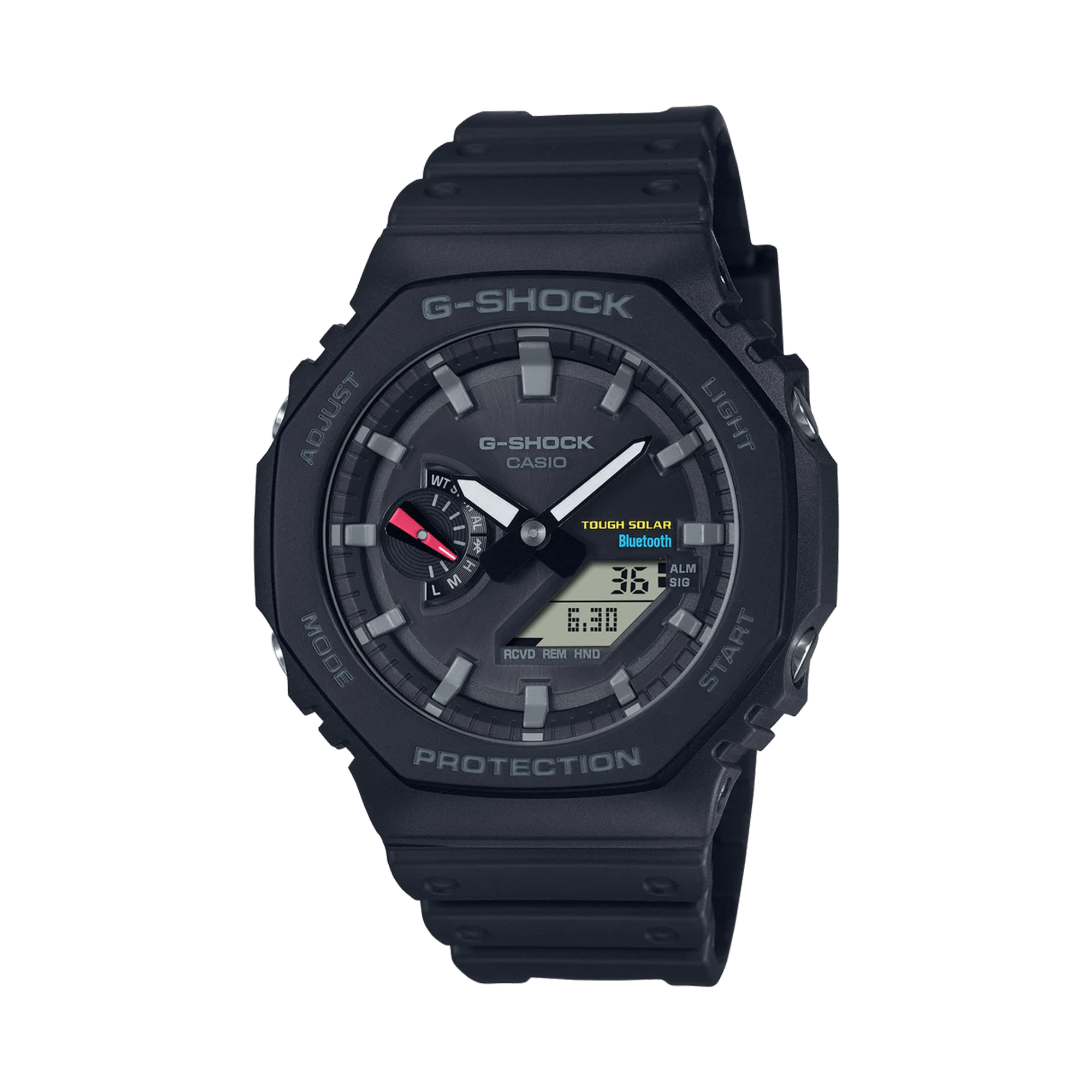 Casio G SHOCK Men s 48.50mm Resin Digital Analogue Watch GAB2100 1A