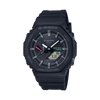 Casio G-SHOCK GAB2100-1A analogue digital watch with black bio-based resin band, octagonal bezel, solar power, and Bluetooth connectivity.