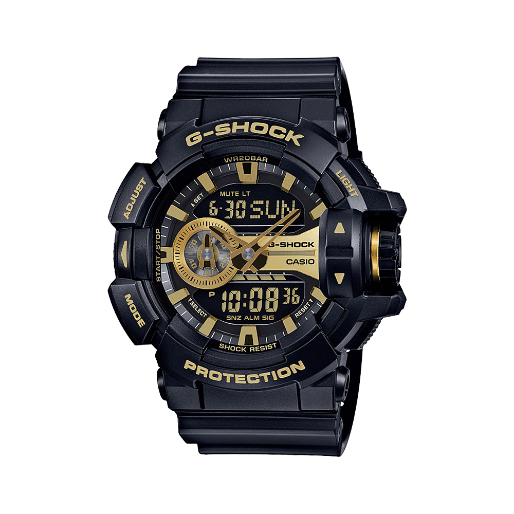 Casio G-Shock Men's Resin Analogue Digital Watch GA400GB-1A9 - Wallace Bishop