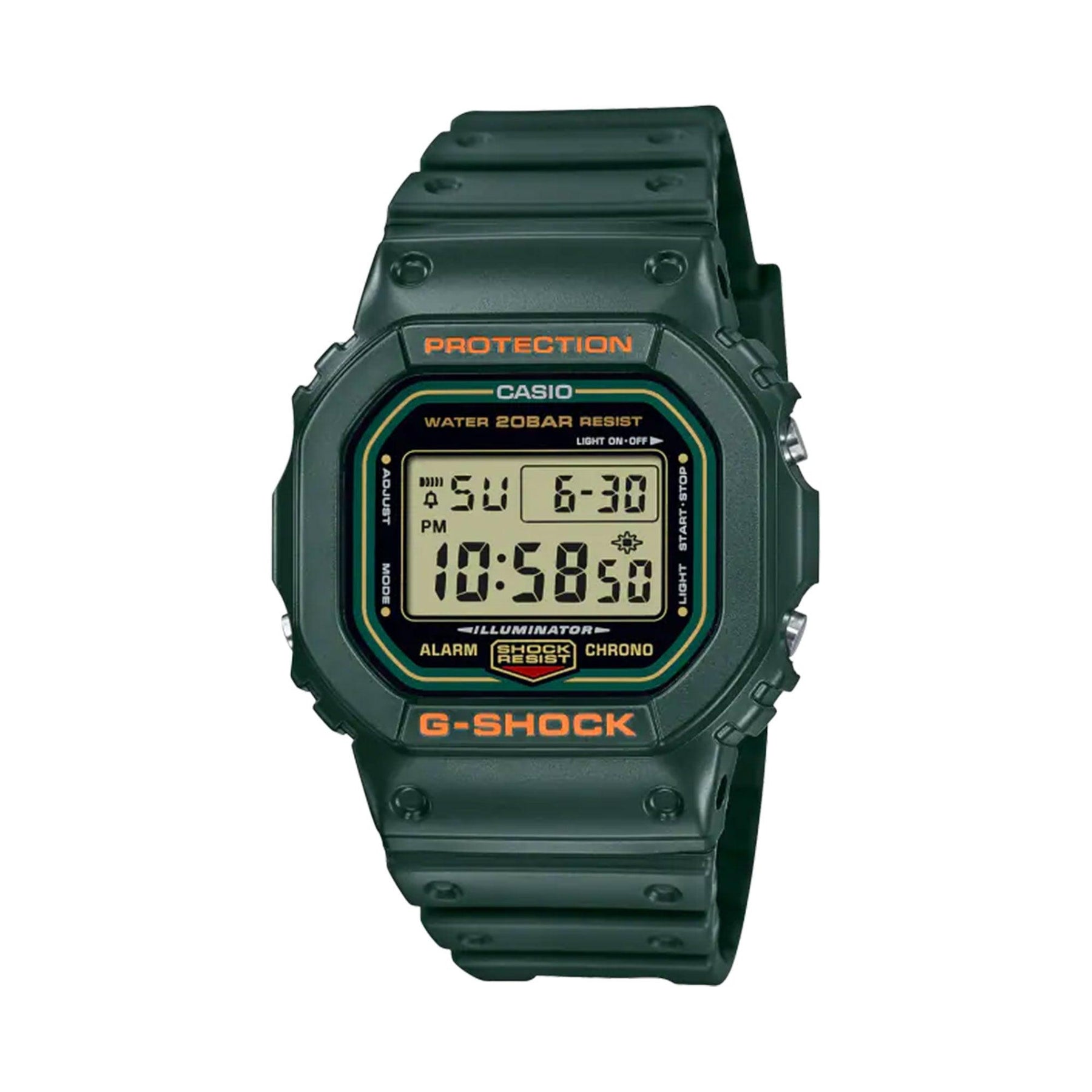 Casio G-Shock Men's Resin Digital Watch DW5600RB-3DR - Wallace Bishop