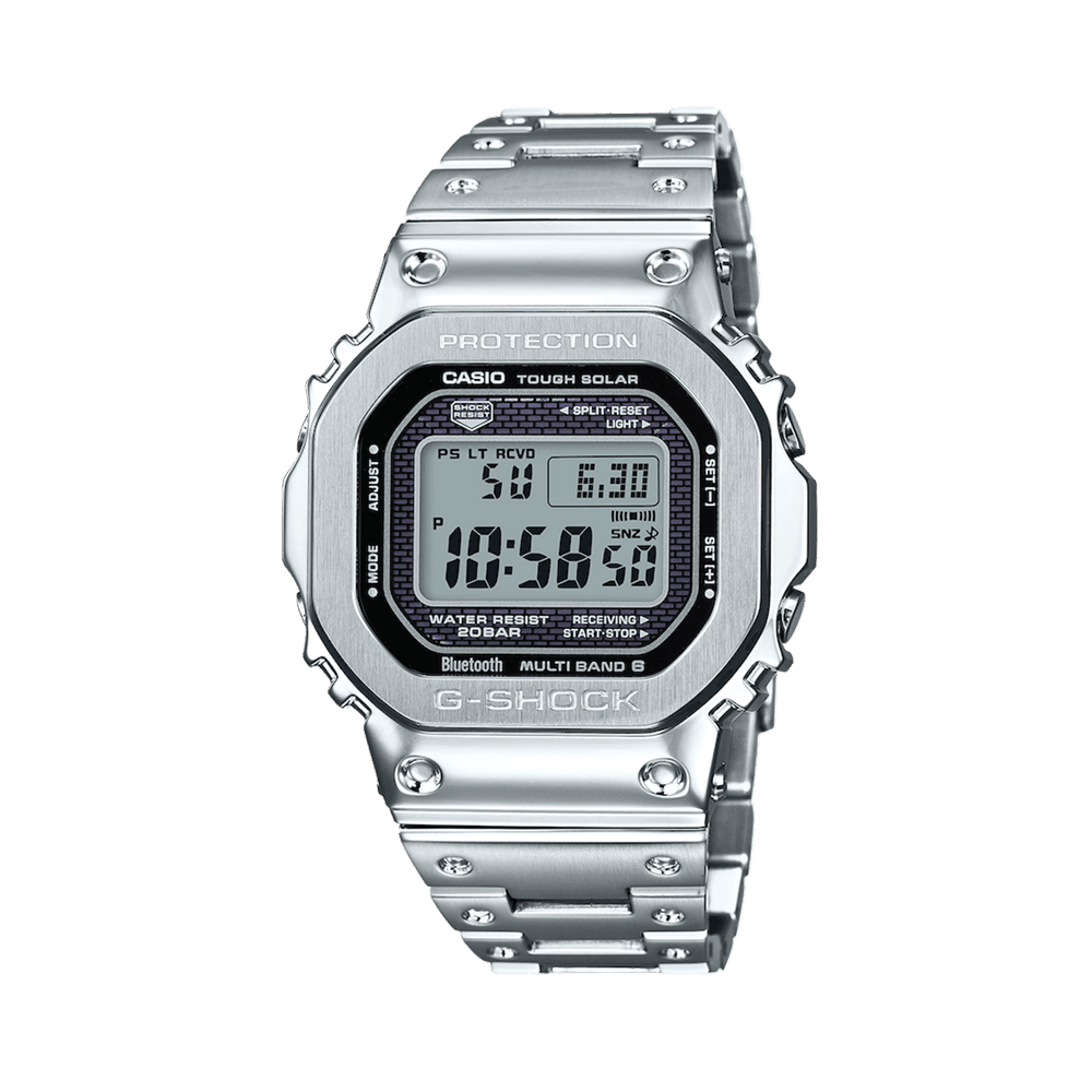 Casio G-SHOCK Premium Men's Full Metal Stainless Steel Digital Watch GMWB5000D-1