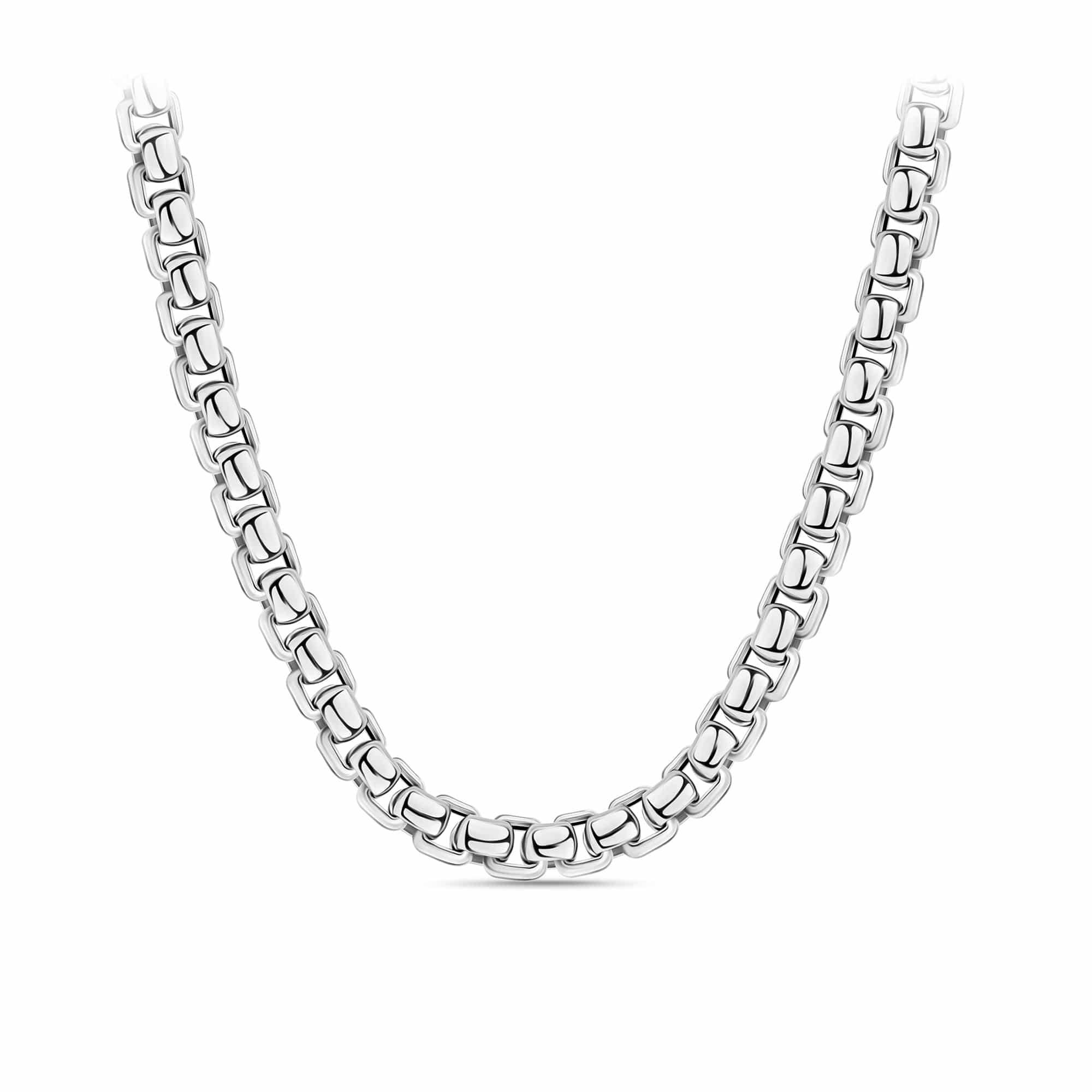60cm Solid Box Chain in Sterling Silver