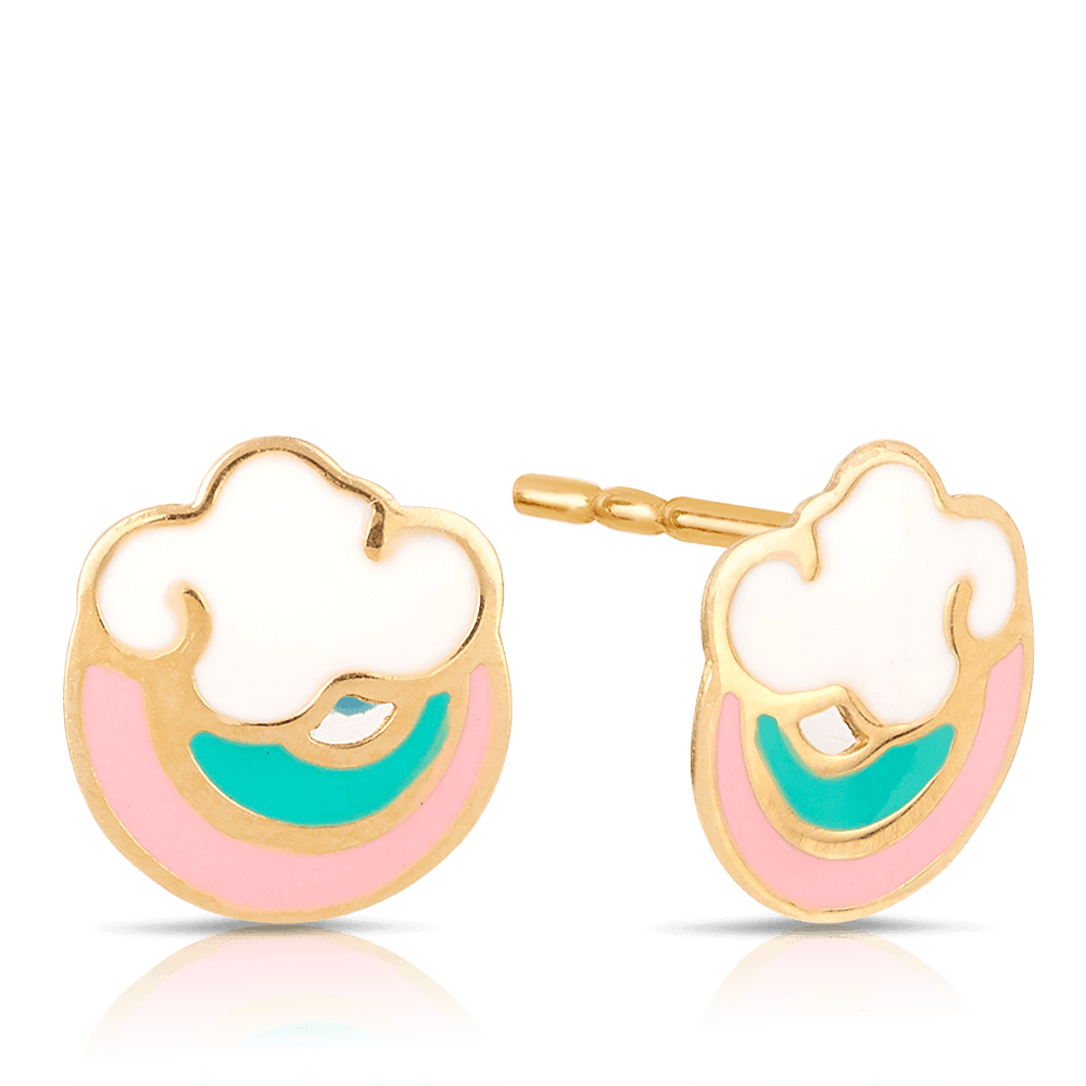 Children's 9ct Yellow Gold Earrings - Wallace Bishop