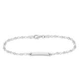 Children's ID Bracelet in Sterling Silver