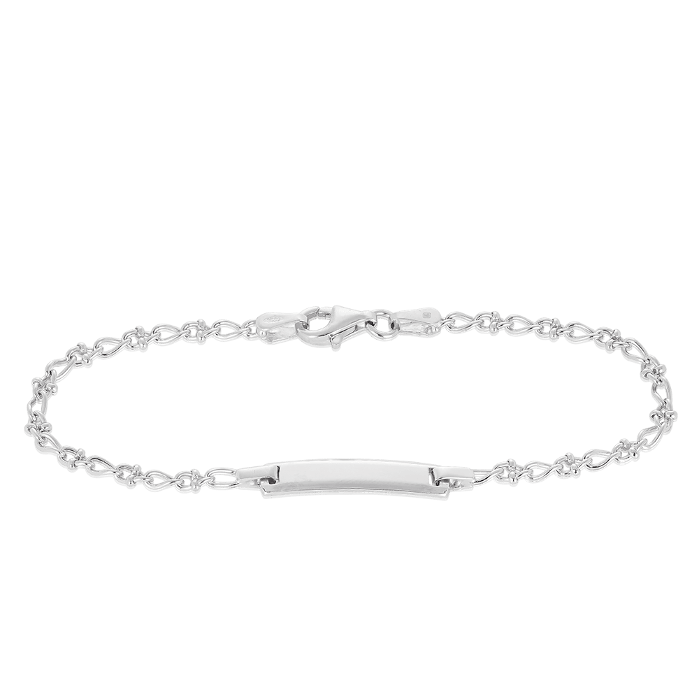 Children's ID Bracelet in Sterling Silver