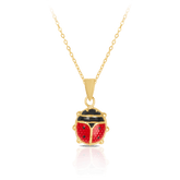 Children's Lady Bug Pendant in 9ct Yellow Gold - Wallace Bishop