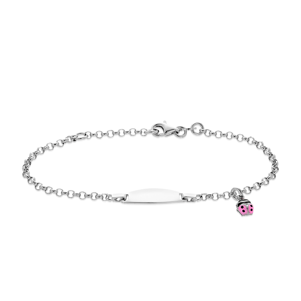 Children's sterling online silver id bracelets