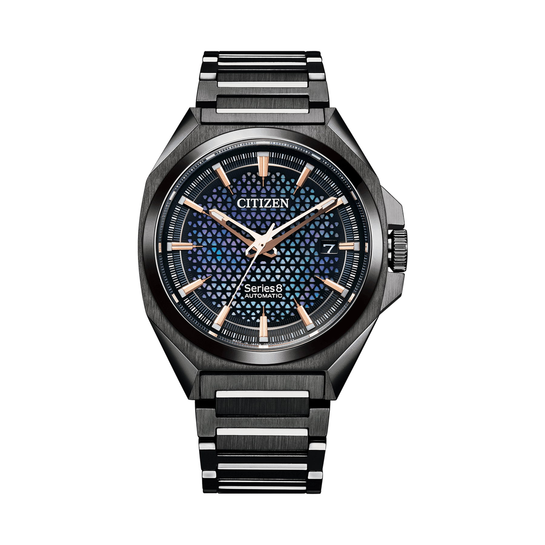 Citizen Eco-Drive Men's 40mm Black PVD Automatic Watch NA1015-81Z - Wallace Bishop