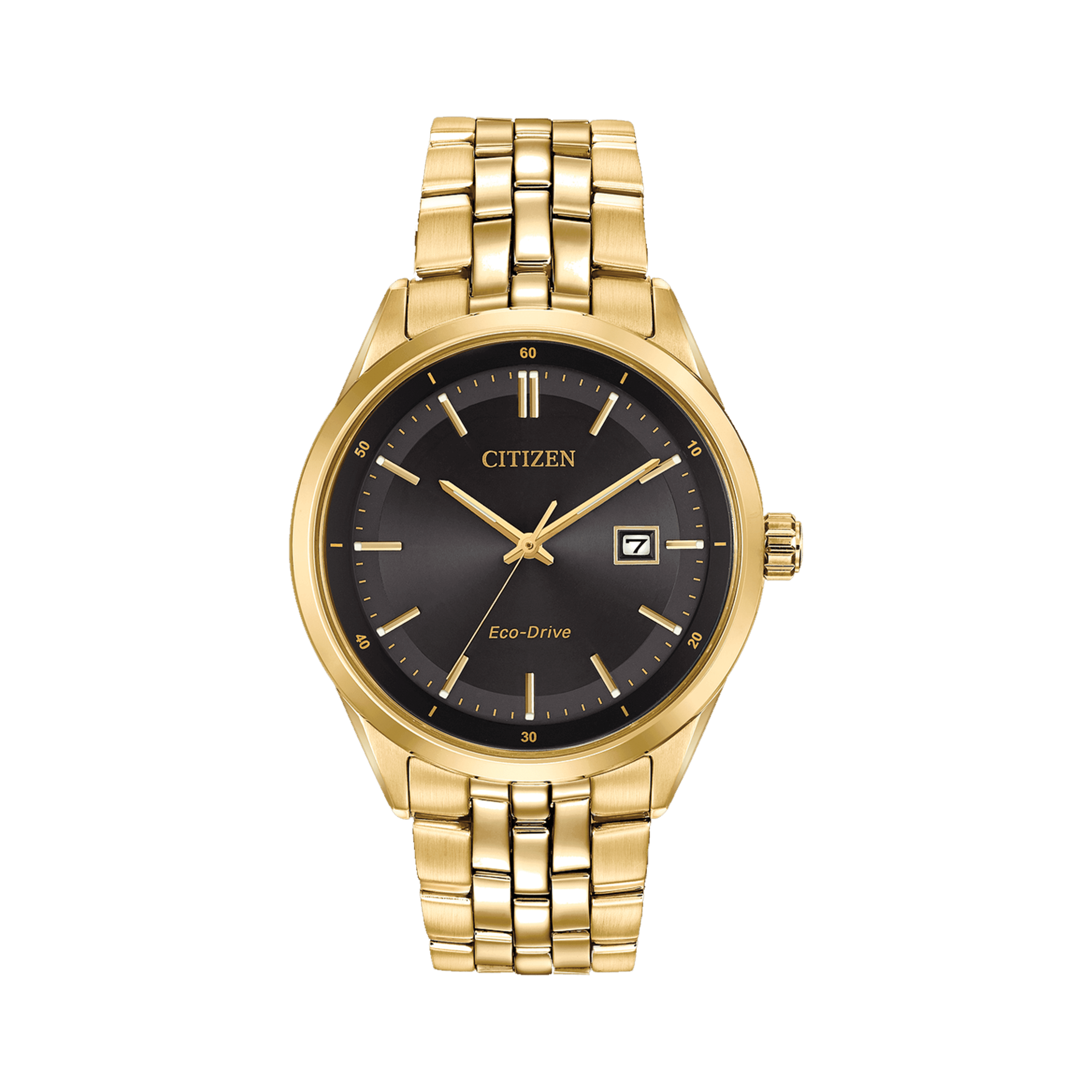 Citizen Eco-Drive Men's 41mm Gold PVD Solar Watch BM7252-51E