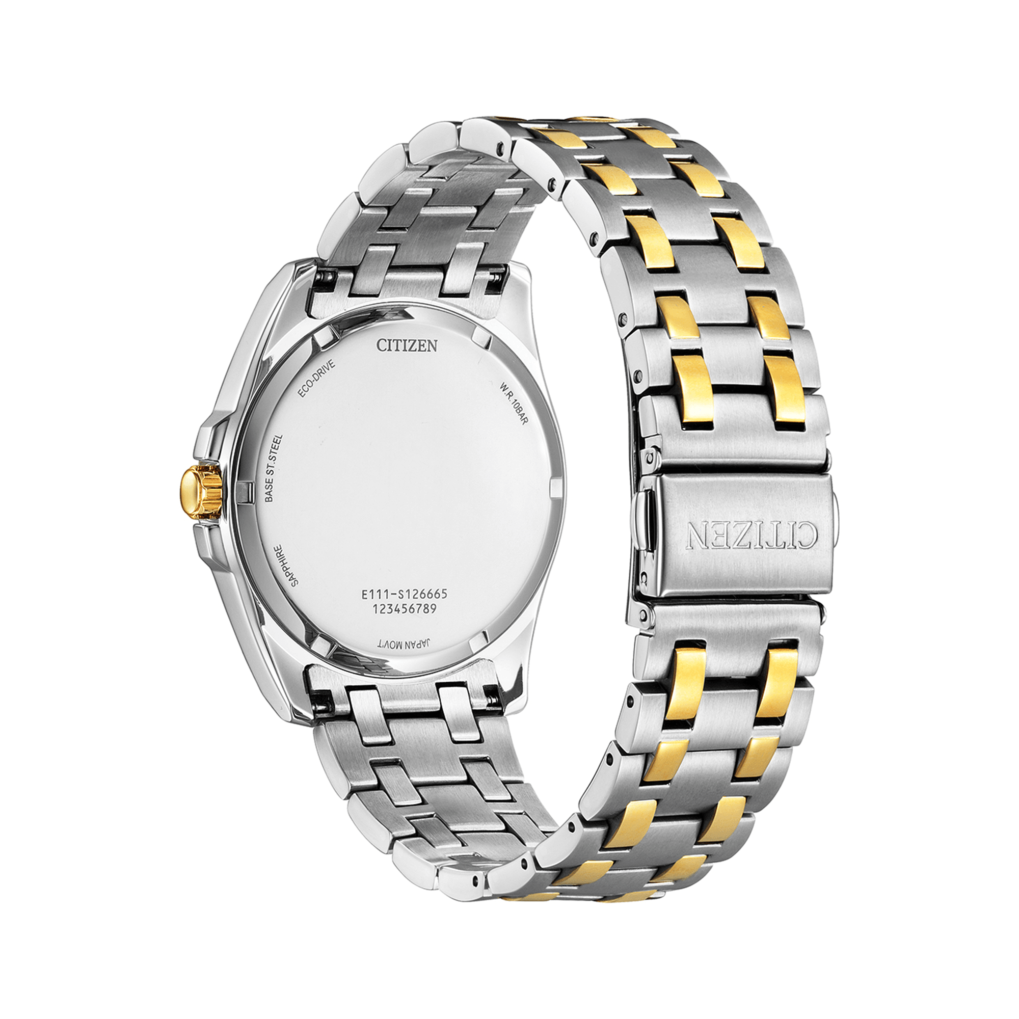 Citizen Eco Drive Men's 43mm Two-Tone Eco Drive Watch BM7534-59A