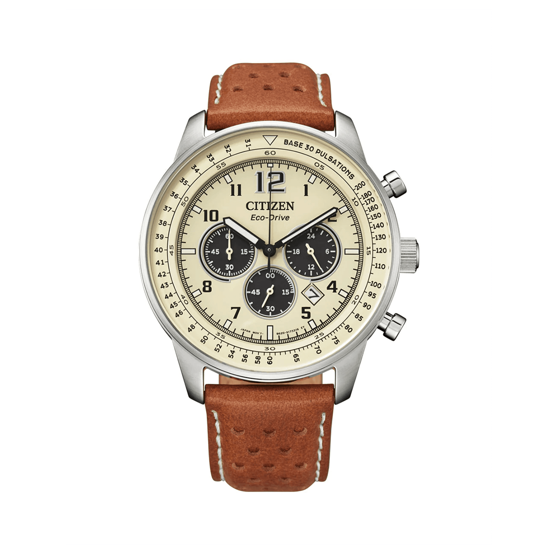 Citizen Eco-Drive Men's 44mm Stainless Steel Eco Drive Watch CA4500-16X - Wallace Bishop