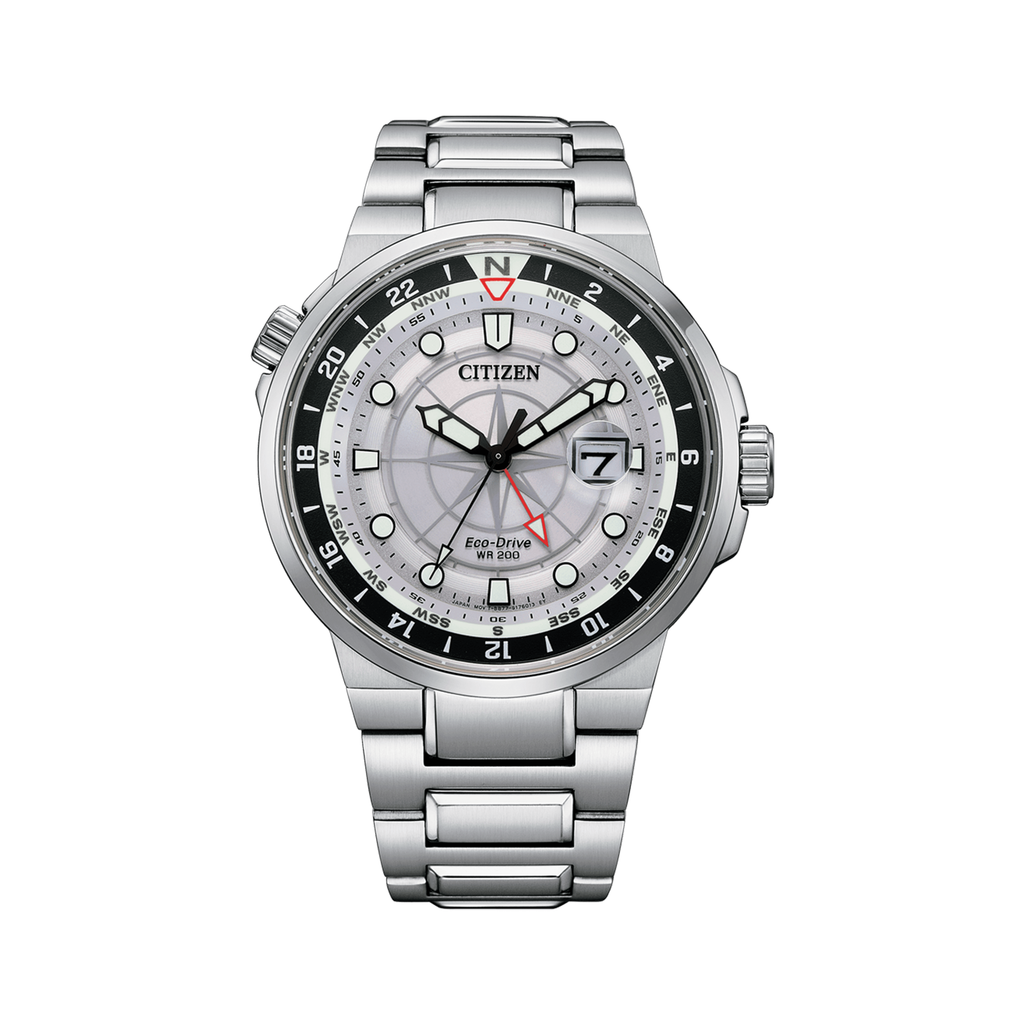 Citizen Eco-Drive Men's 44mm Stainless Steel Solar Watch BJ7140-53A - Wallace Bishop