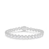 Claw Set Diamond Bracelet in 18ct White Gold TGW 10 - Wallace Bishop
