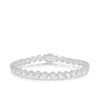 10.00ct TW Round Brilliant Cut Diamond Bracelet in 18ct White Gold
