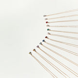 Created Sapphire Round Pendant in 9ct Yellow Gold - Wallace Bishop