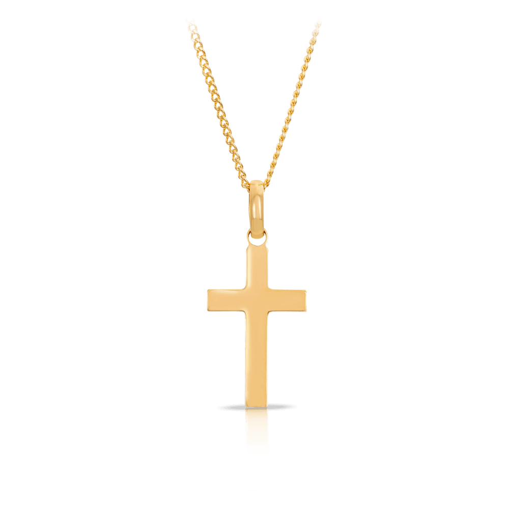 Cross Pendant in 9ct Yellow Gold - Wallace Bishop