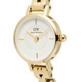 Daniel Wellington Petite Mini Arch 3-link White Gold