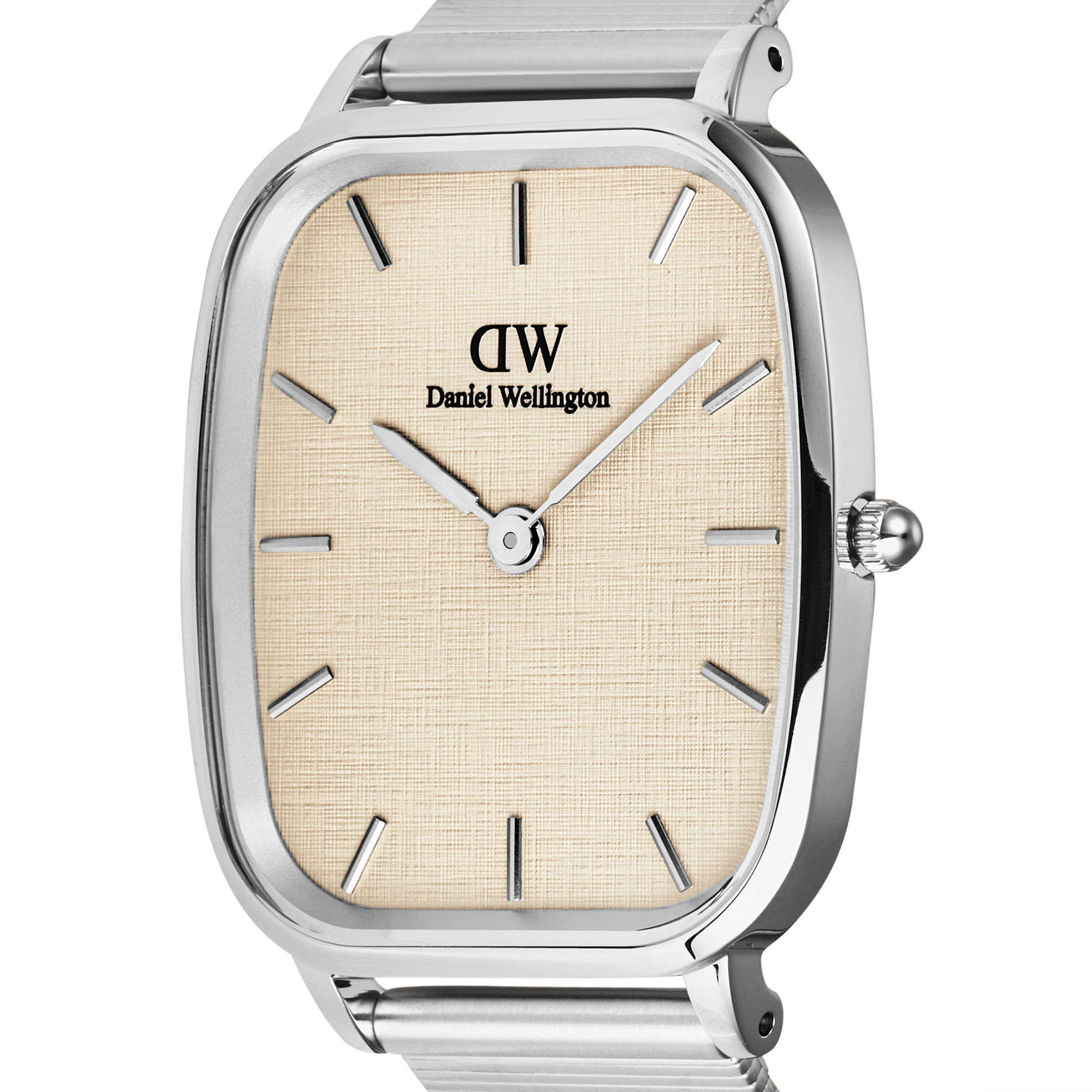 Daniel Wellington Marlon Wire Linen Silver Watch