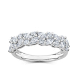 Cubic Zirconia Cluster Ring in Sterling Silver