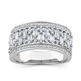 Cubic Zirconia Ring in Sterling Silver - Wallace Bishop