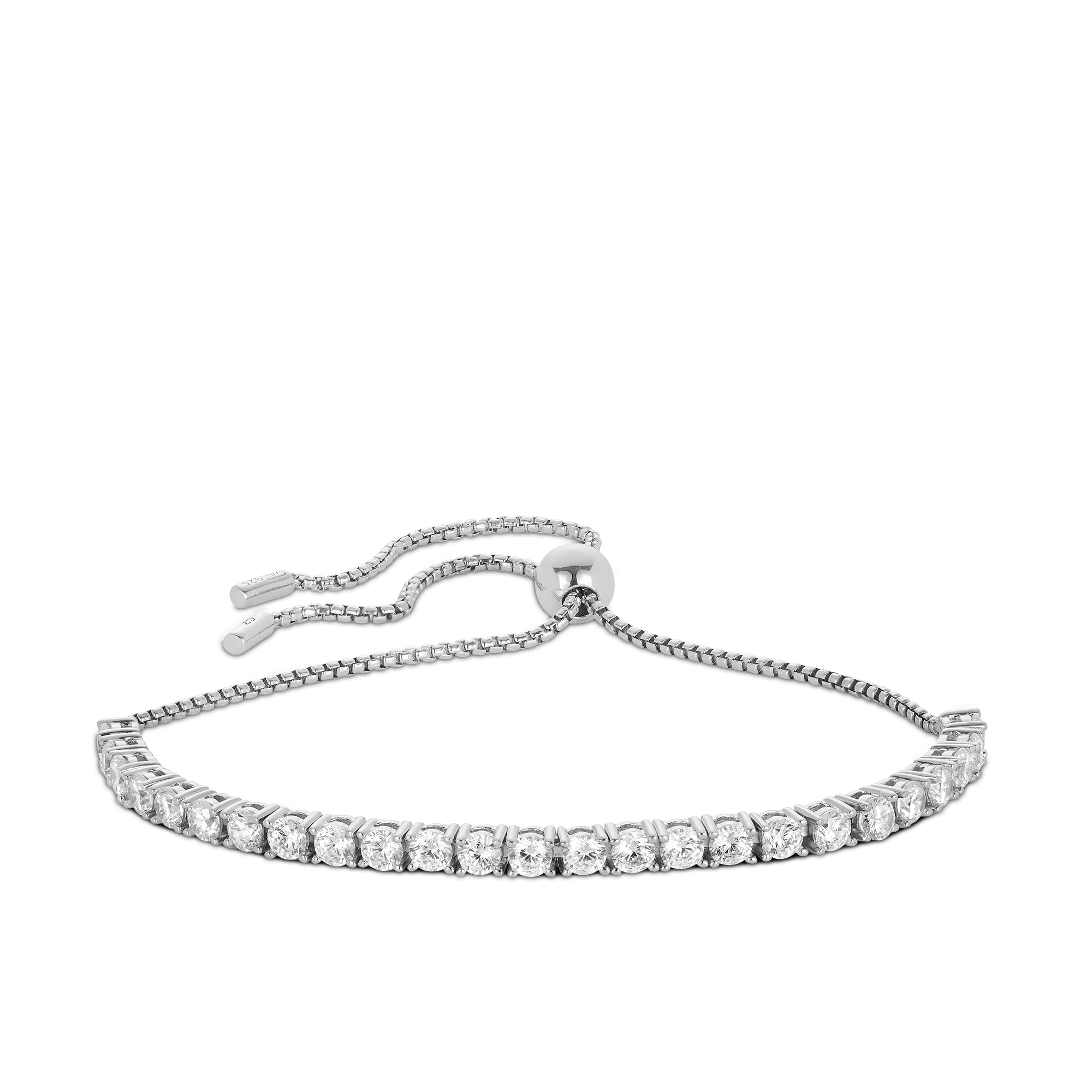 Cubic Zirconia Tennis Bracelet in Sterling Silver - Wallace Bishop