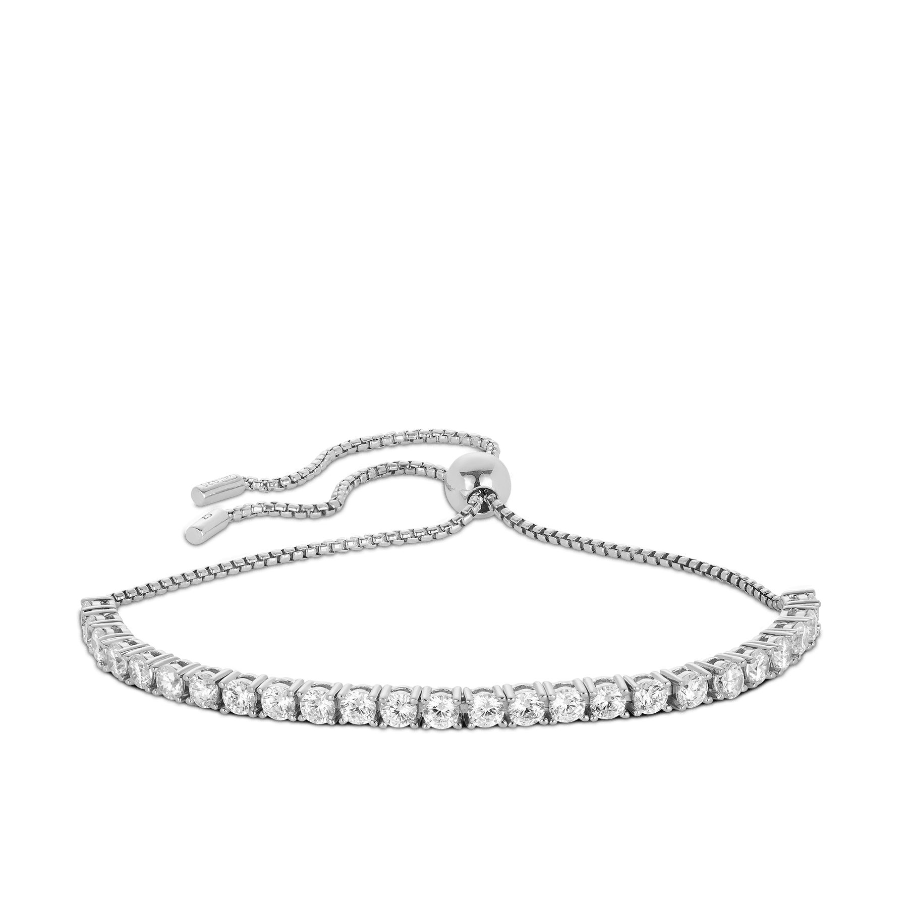 Cubic Zirconia Tennis Bracelet in Sterling Silver - Wallace Bishop